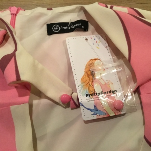 NWT Prettygarden Floral Boho Mini Dress Size Medium - Picture 7 of 8